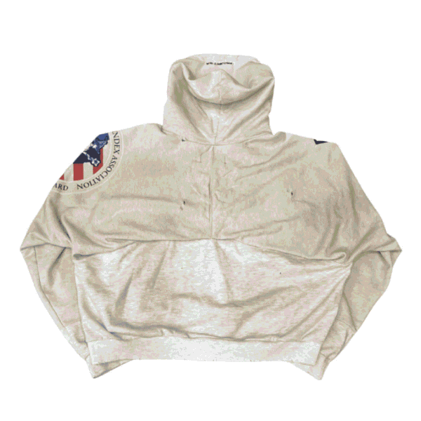 Army Beige Reconstructed NYC Folded Zip Up Hoodie