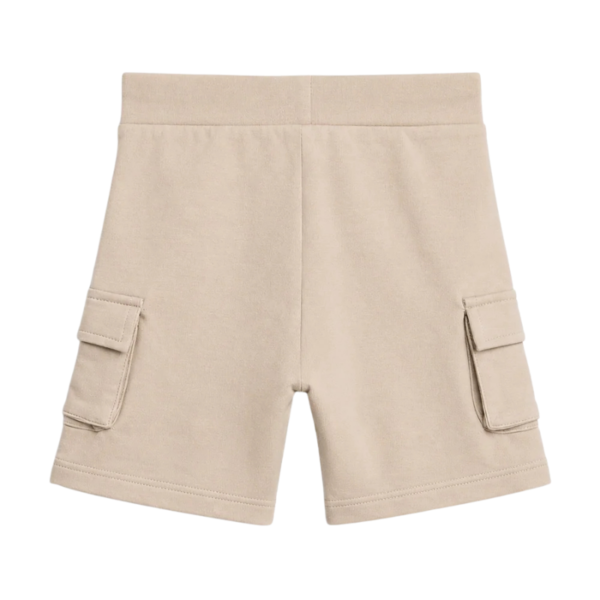 Cargo Shorts Beige Back