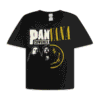 Fake Shoulder Seam T-Shirt Black
