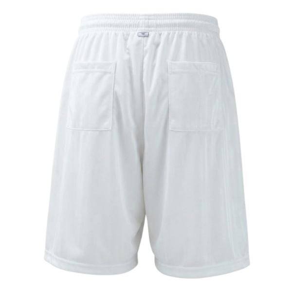 Football Shorts White Back
