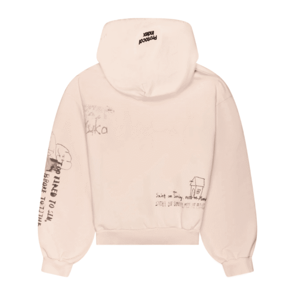 Hand Drawing Washed Hoodie Hand Drawing Washed Hoodie