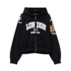 London Reconstructed Folded Zip Up Hoodie London Reconstructed Folded Zip Up Hoodie