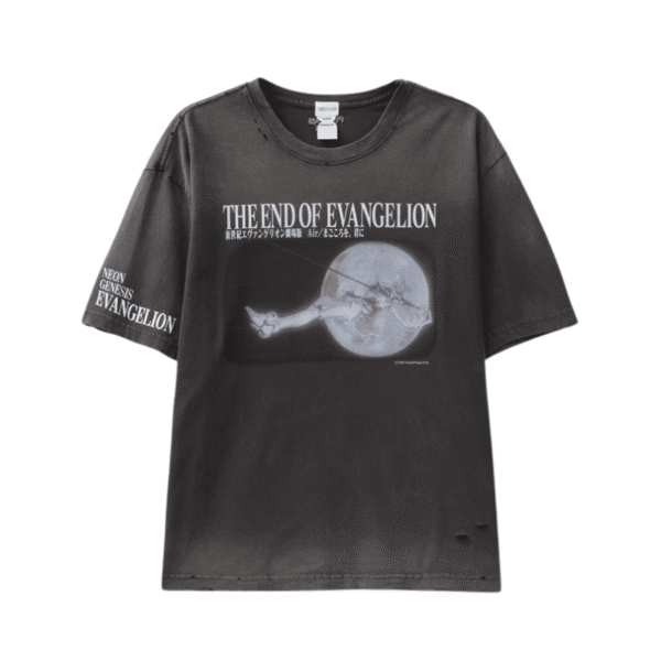 Neon Genesis Evangelion X Protocol-Index Overdyed Vintage Mass Production Evangelion T-Shirts