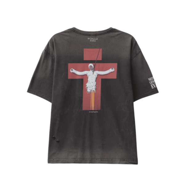 Neon Genesis Evangelion X Protocol-Index Overdyed Vintage Mass Production Evangelion T-Shirts