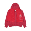 PROTOCOL INDEX terry towel hoodie red