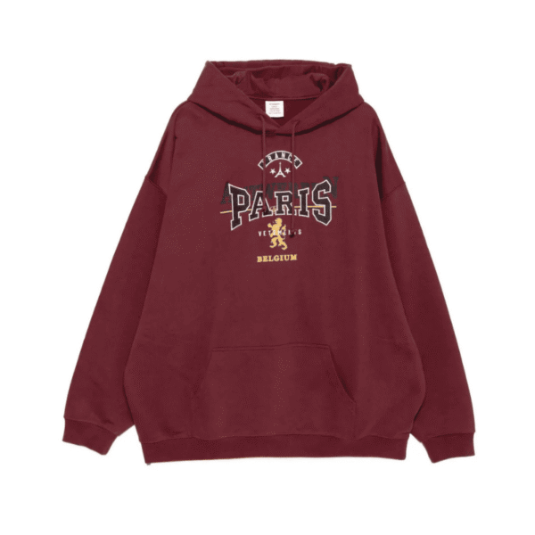 Paris embroidered hoodie