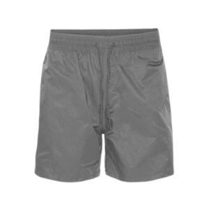 Pleated Wool Shorts Grey