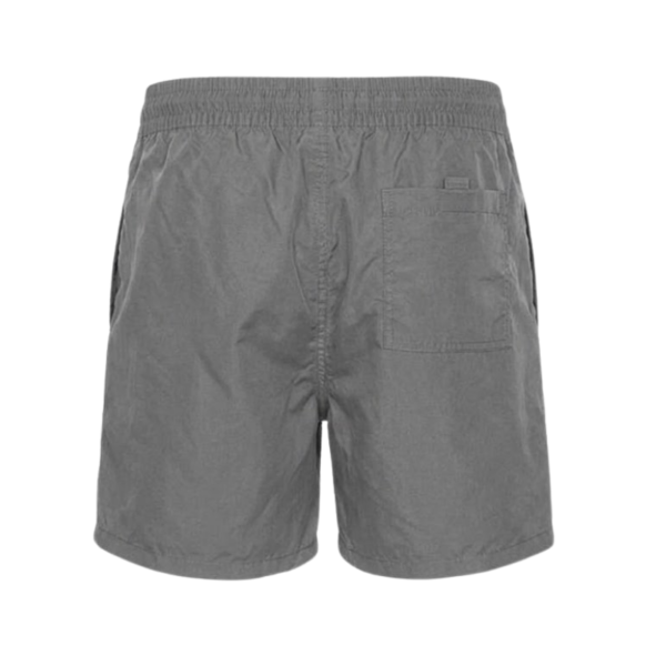 Pleated-Wool-Shorts-Grey-Back Pleated Wool Shorts Grey Back