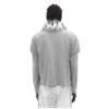 Protocol-Index-Gray-Layered-Fur-Collar-Polo-Back Protocol Index Gray Layered Fur Collar Polo Back