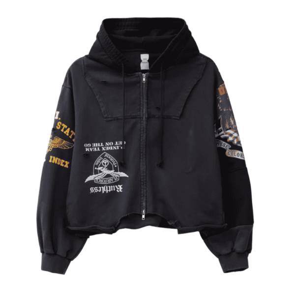 Protocol Index Upside Down Zip Hoodie Protocol Index Upside Down Zip Hoodie
