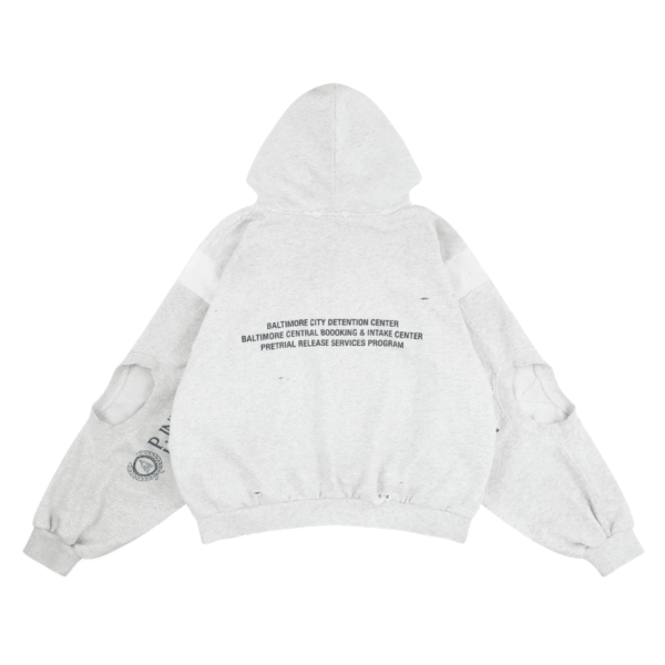 Reconstructed Sweatshirts Protocol Hoodie