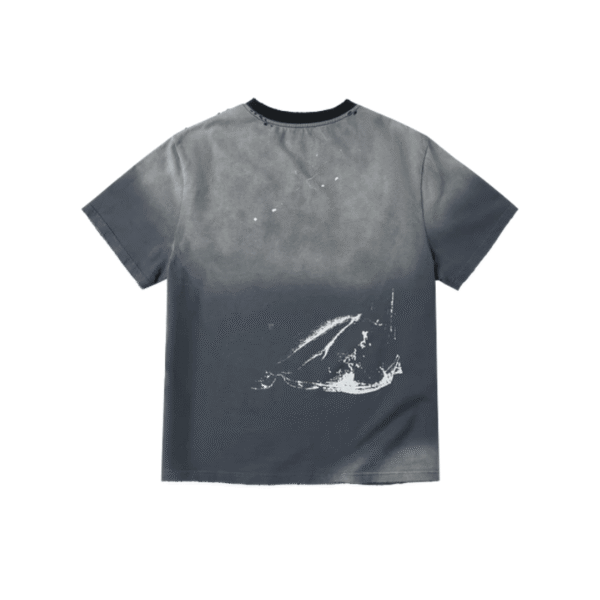 Savagegrowthworld Studded Distressed Graphic T-Shirt Back