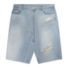 Aop cargo-pocket pleated shorts