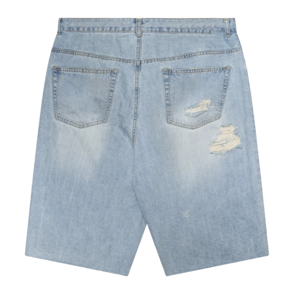 Aop cargo-pocket pleated shorts Back