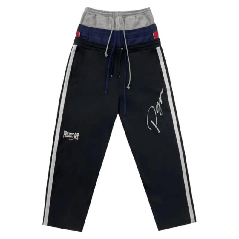 Protocol Index 3 Layered Track Pants Black USA | Shop Now