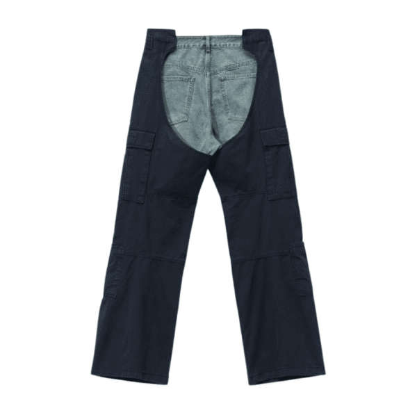 Protocol-Index-Biker-Cargo-Denim-Pants-Back Protocol-Index Biker Cargo Denim Pants Back