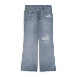 Protocol-Index-Blue-Double-Closure-Flared-Denim. Protocol Index Blue Double Closure Flared Denim