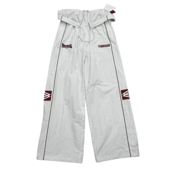 Protocol-Index-Folded-Waist-Track-Pants-White Protocol-Index Folded Waist Track Pants White