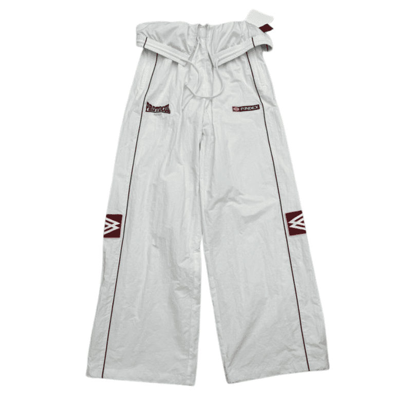 Protocol-Index Folded Waist Track Pants White USA | Shop Now