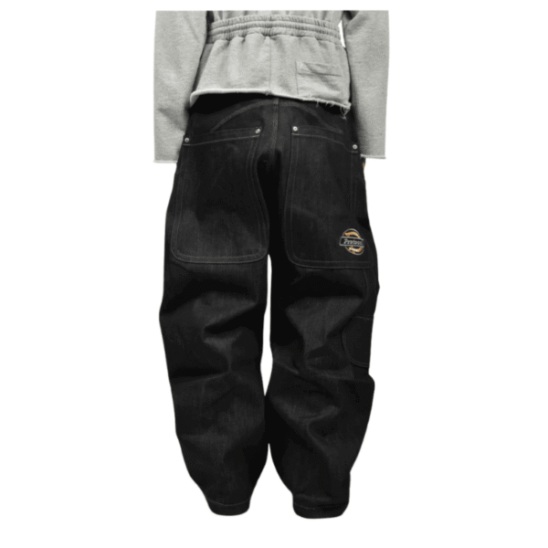 Protocol Index Retro Baggy Denim Pants Indigo Blk