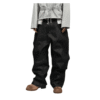 Protocol Index Retro Baggy Denim Pants Indigo Blk Model